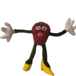 Hardee's Plush Bendable California Raisins - Lady (1988) Applause